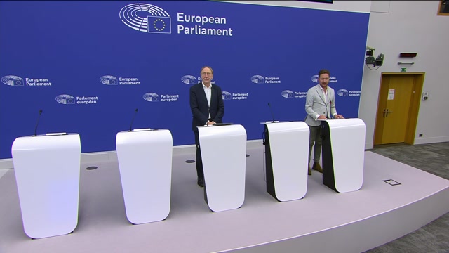 Press conference by Bernd LANGE (S&D, DE), INTA Committee Chair on EU-US trade relations